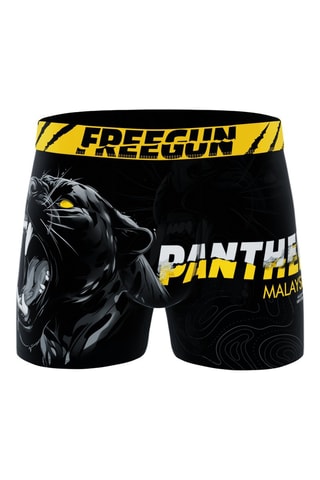 4 boxers Wild Animals - Orange et noir