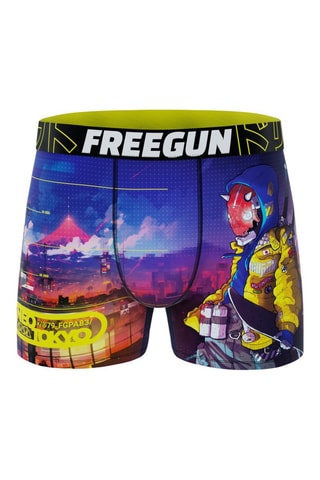 5 boxers Street Dancing Ninja - paars, rood en wit