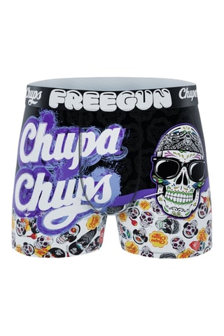 4 boxers Chupa Chups - geel, zwart en paars