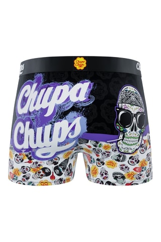 4 boxers Chupa Chups - geel, zwart en paars