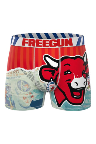 3 boxers La Vache qui rit - Rood, Zwart en Wit