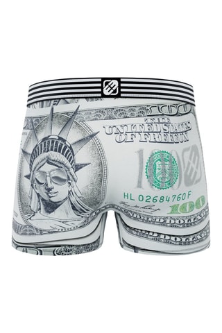 3 boxers American Vibes - zwart, wit en geel