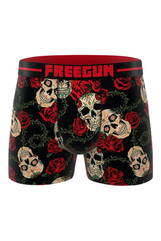 4 boxers Rock Da Summer - Rouge et noir