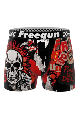 4 boxers Rock Da Summer - Rouge et noir