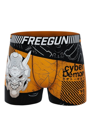 5 boxers Street Ninja - Violet et rouge