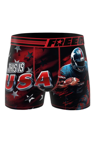 3 boxers Summer Sport - Rouge et noir