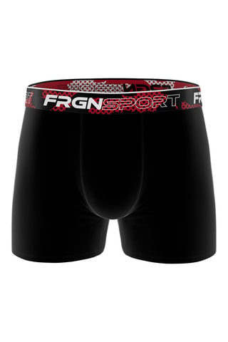 4 boxers Dynamic Tom - zwart, kobaltblauw en rood