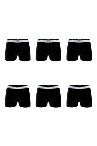 6 Boxers - Zwart en Wit