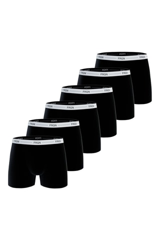 6 Boxers - Zwart en Wit