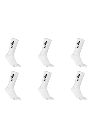 6 Paar Sokken - Wit en Zwart