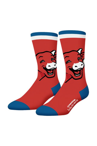 4 Paar Sokken La Vache qui rit - Zwart, Rood en Blauw