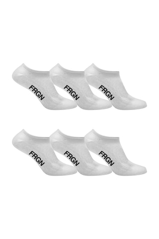 6 Paar Enkelsokken - Wit