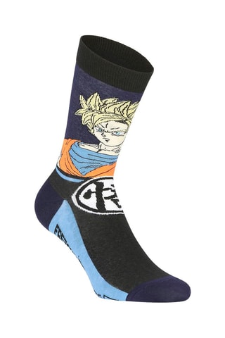 4 Paar Sokken Dragon Ball Z - Zwart en Marineblauw