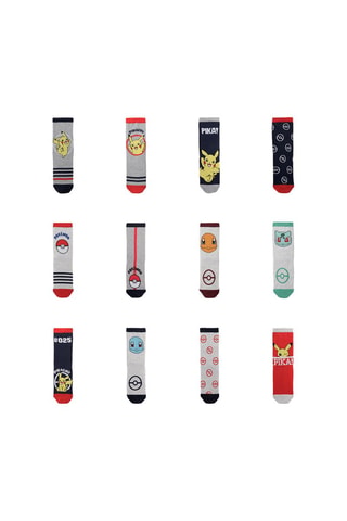 12 Paar Sokken. Jongens Multicolor