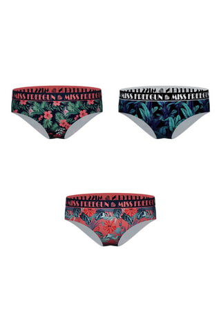 3 Slips Freegun Tropical Flower - Rood en Roze