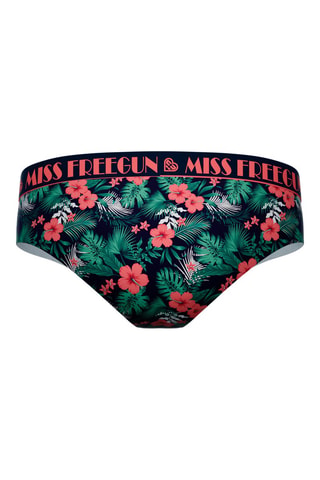 3 Slips Freegun Tropical Flower - Rood en Roze