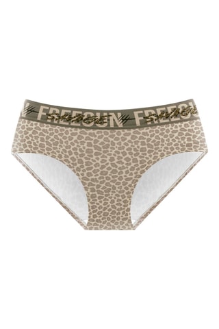 4 Slips - Beige en Zwart