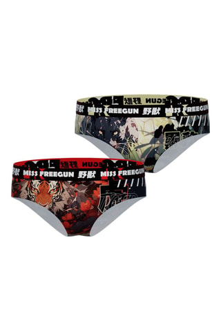 2 Slips Freegun Panther Tiger - Rood en Zwart