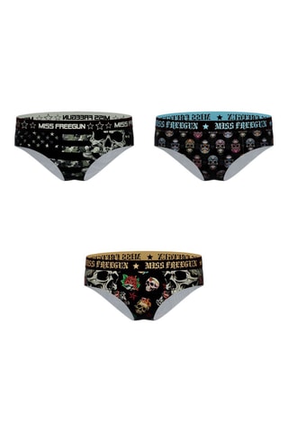 3 Slips Freegun Camo - Zwart en Groen