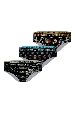 3 Slips Freegun Camo - Zwart en Groen