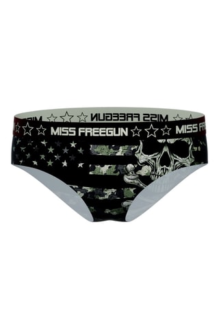 3 Slips Freegun Camo - Zwart en Groen