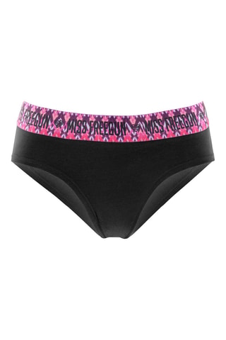 3 Slips Ethnik - zwart, roze en paars