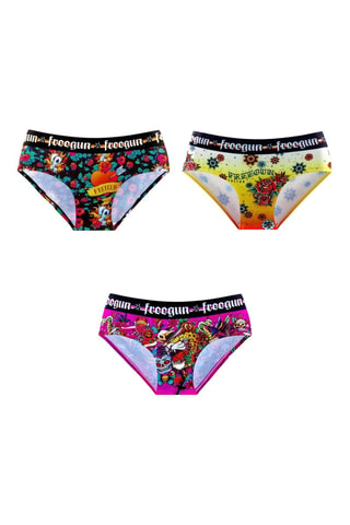 3 Slips Hardy Tatoo - Roze en Geel