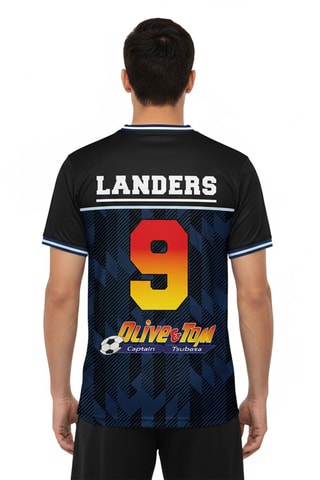 Voetbalshirt Tsubasa Ozora Olive et Tom - Zwart