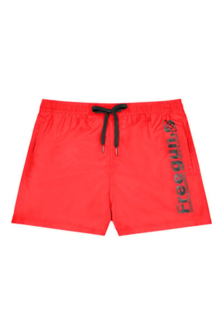 Short de bain Rouge