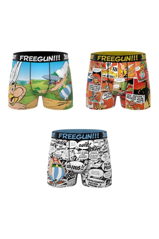 3 boxers Asterix - Multicolore