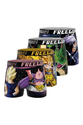 4 boxers DC Comics - Zwart