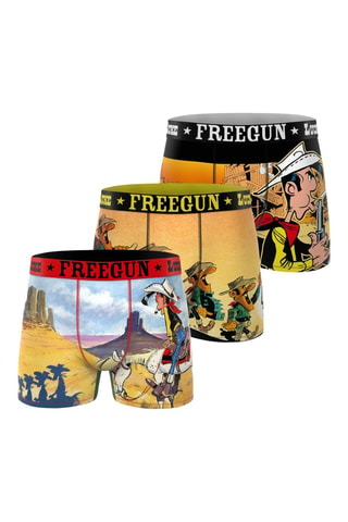 3 boxers Looney Tunes - Geel