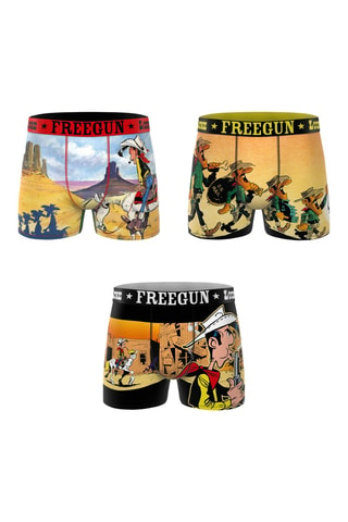 3 boxers Looney Tunes - Geel