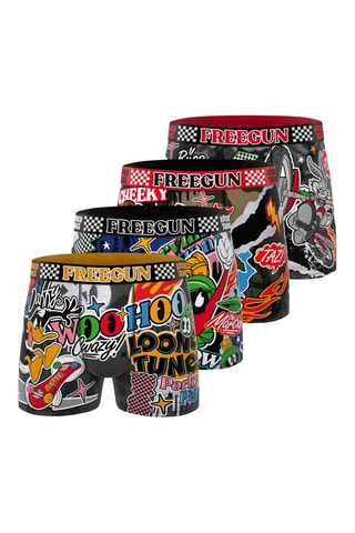 4 boxers Naruto Classic - Zwart