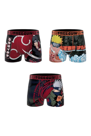 3 boxers Super Naruto Classic - Noir