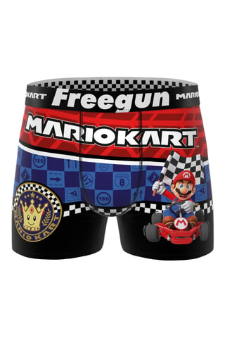 3 boxers Super Mario Kart - Noir