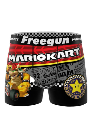 3 boxers Super Mario Kart - Zwart