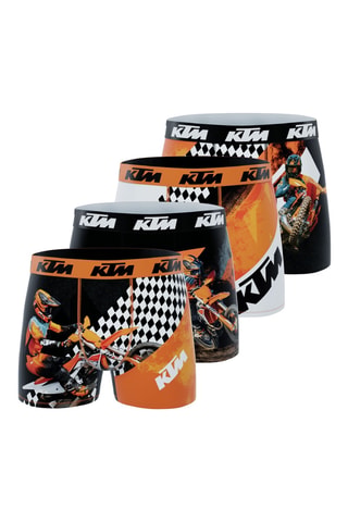 4 boxers Cross KTM - Oranje