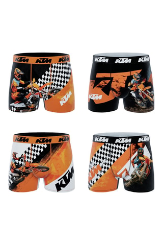 4 boxers Cross KTM - Oranje