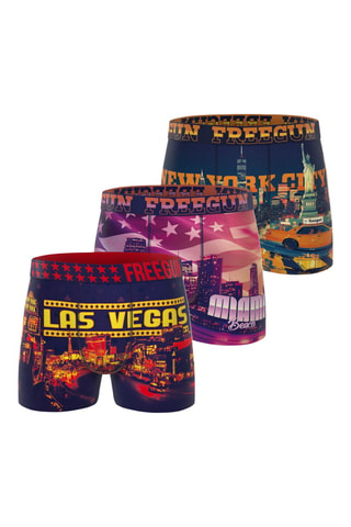 3 boxers This is America - Bleu