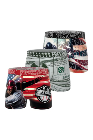 3 boxers This is America - Rouge