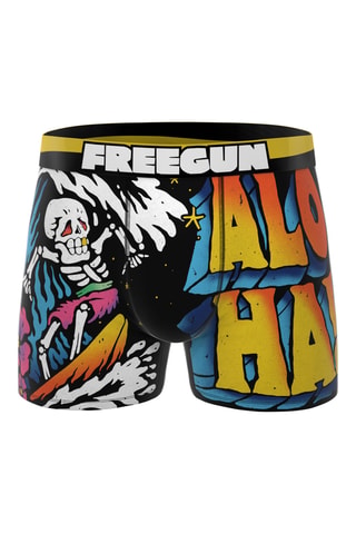 5 boxers Retro Summer - Noir