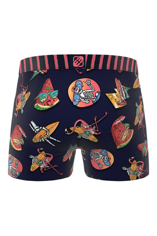 5 boxers Retro Summer - Noir