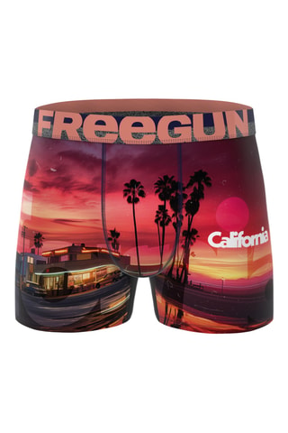 5 boxers California Vibes - Orange