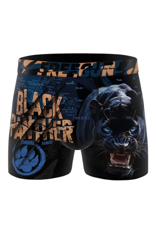 5 boxers Wild Animals - Noir