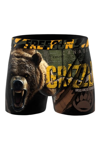 5 boxers Wild Animals - Noir