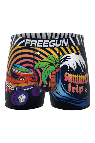 3 boxers Retro Summer - Zwart