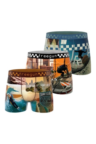3 boxers California Vibes - Multicolor