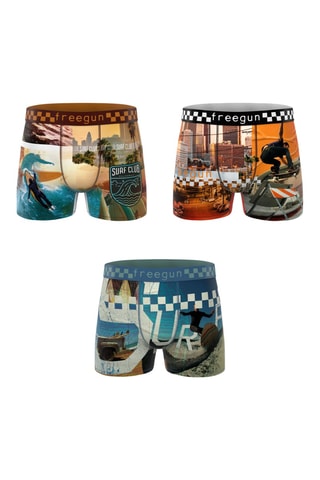 3 boxers California Vibes - Multicolor