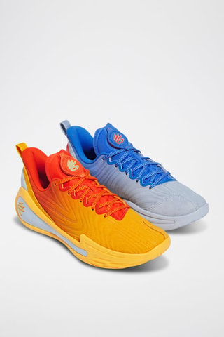 Chaussures de basketball en cuir Curry Pinnacle - Bleu cobalt